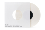 10" Eco Schallplatten Innenhüllen in weiß, 90gr/qm, mit zwei Mittellöchern, gefüttert